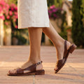 Mona Leather Sandals