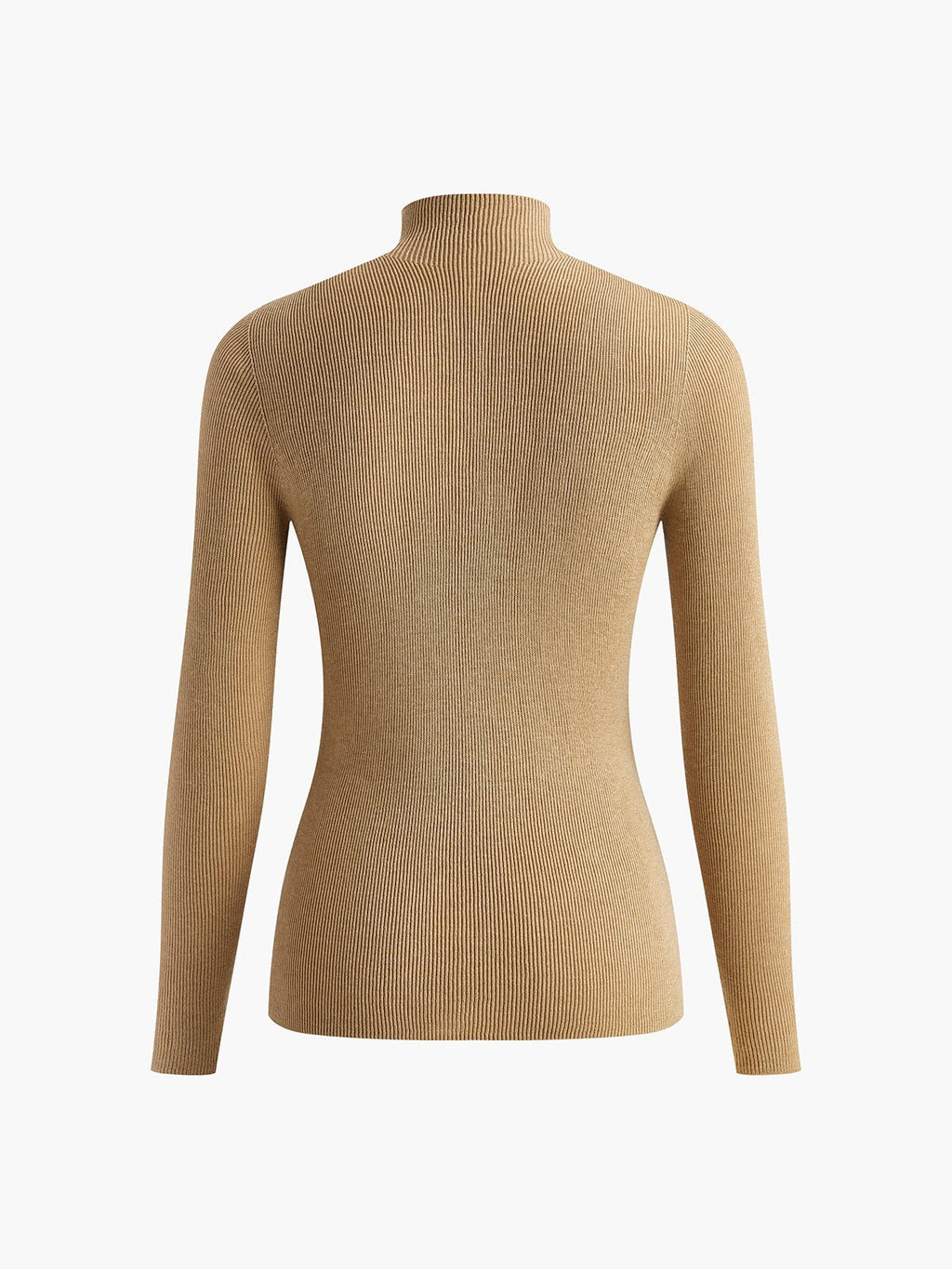 Women’s Cashmere Mock-Neck Jumper – Soft High-Stretch Knit for Everyday Wear