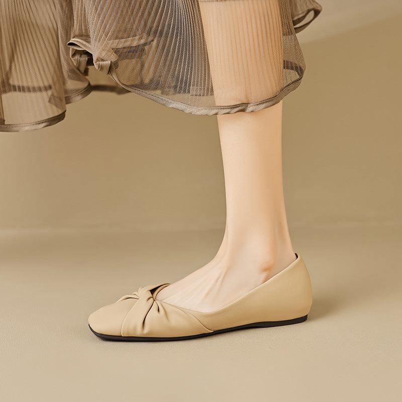 Marcella Leather Flats