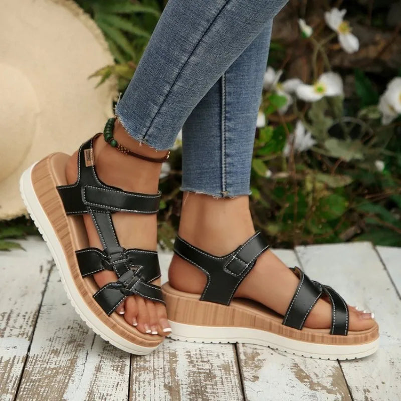 Valencia Platform Wedge Sandals