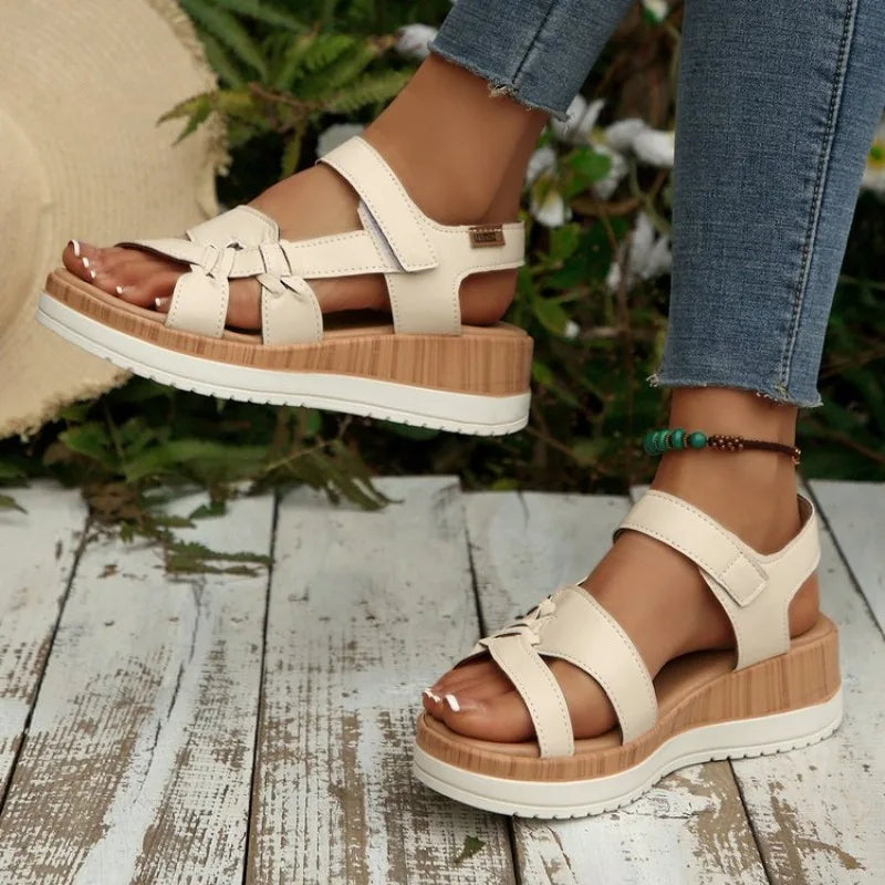 Valencia Platform Wedge Sandals