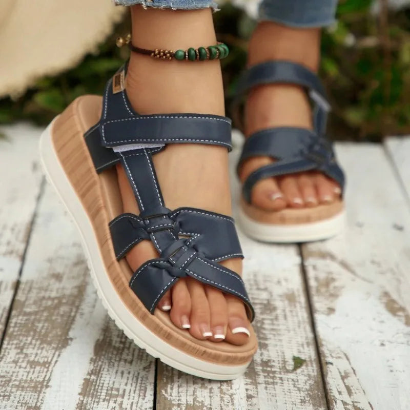 Valencia Platform Wedge Sandals