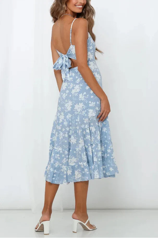 Calista Floral Midi Dress
