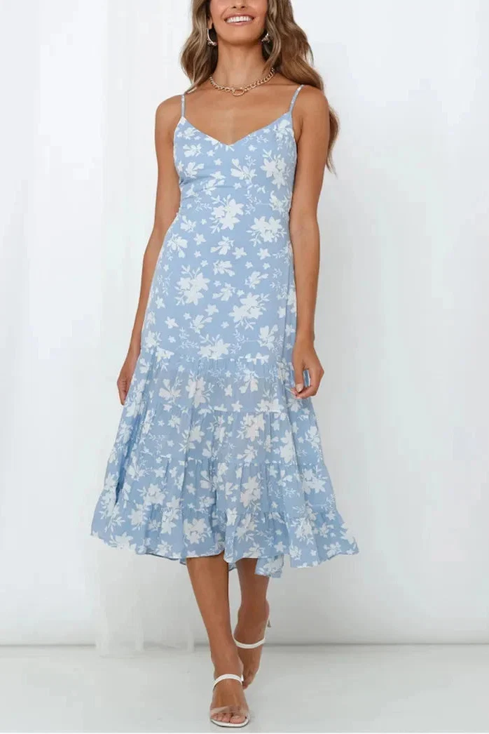 Calista Floral Midi Dress