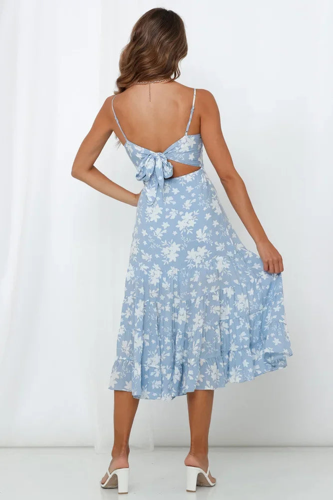 Calista Floral Midi Dress