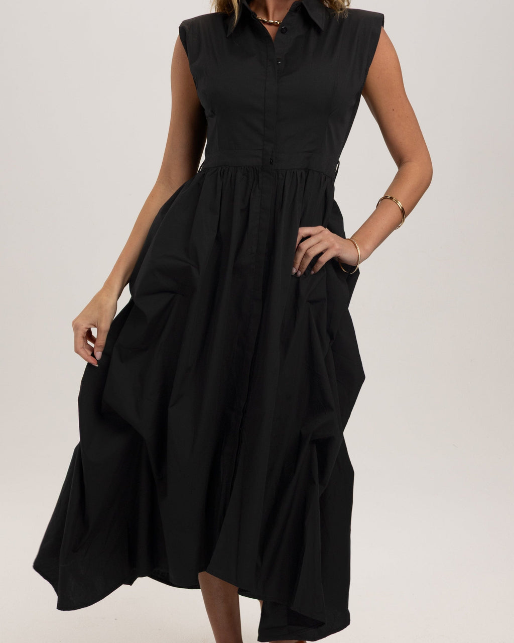 JUSTINE - Black Dress