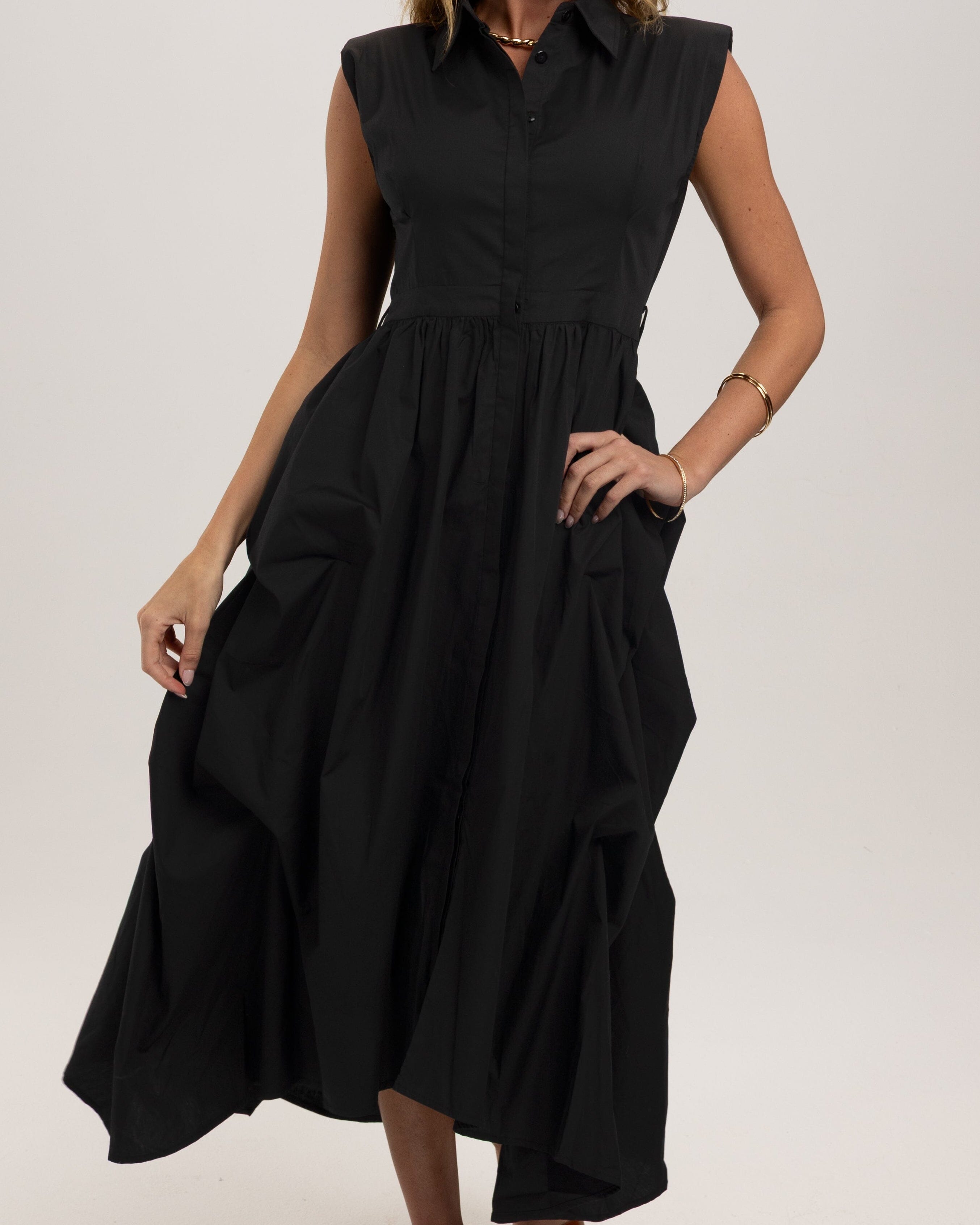 JUSTINE - Black Dress