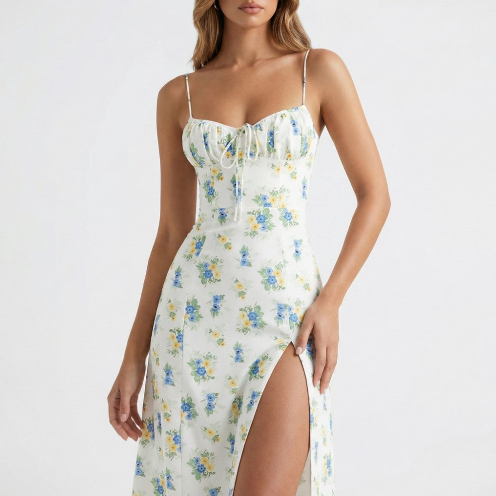 Seraphine Floral Midi Slip Dress