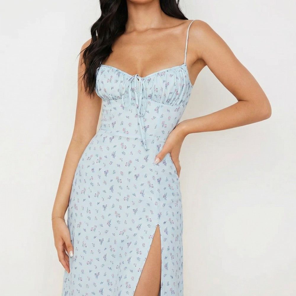 Seraphine Floral Midi Slip Dress