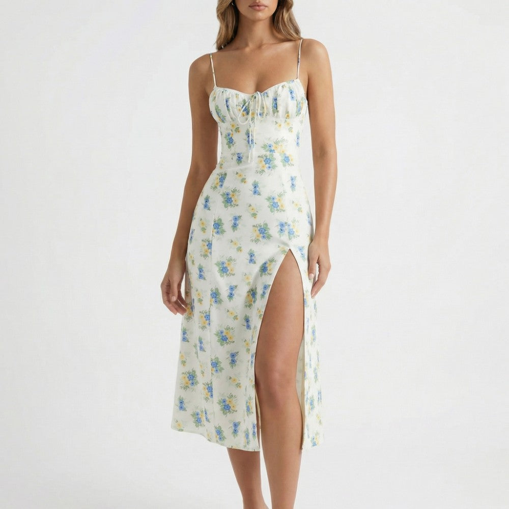 Seraphine Floral Midi Slip Dress