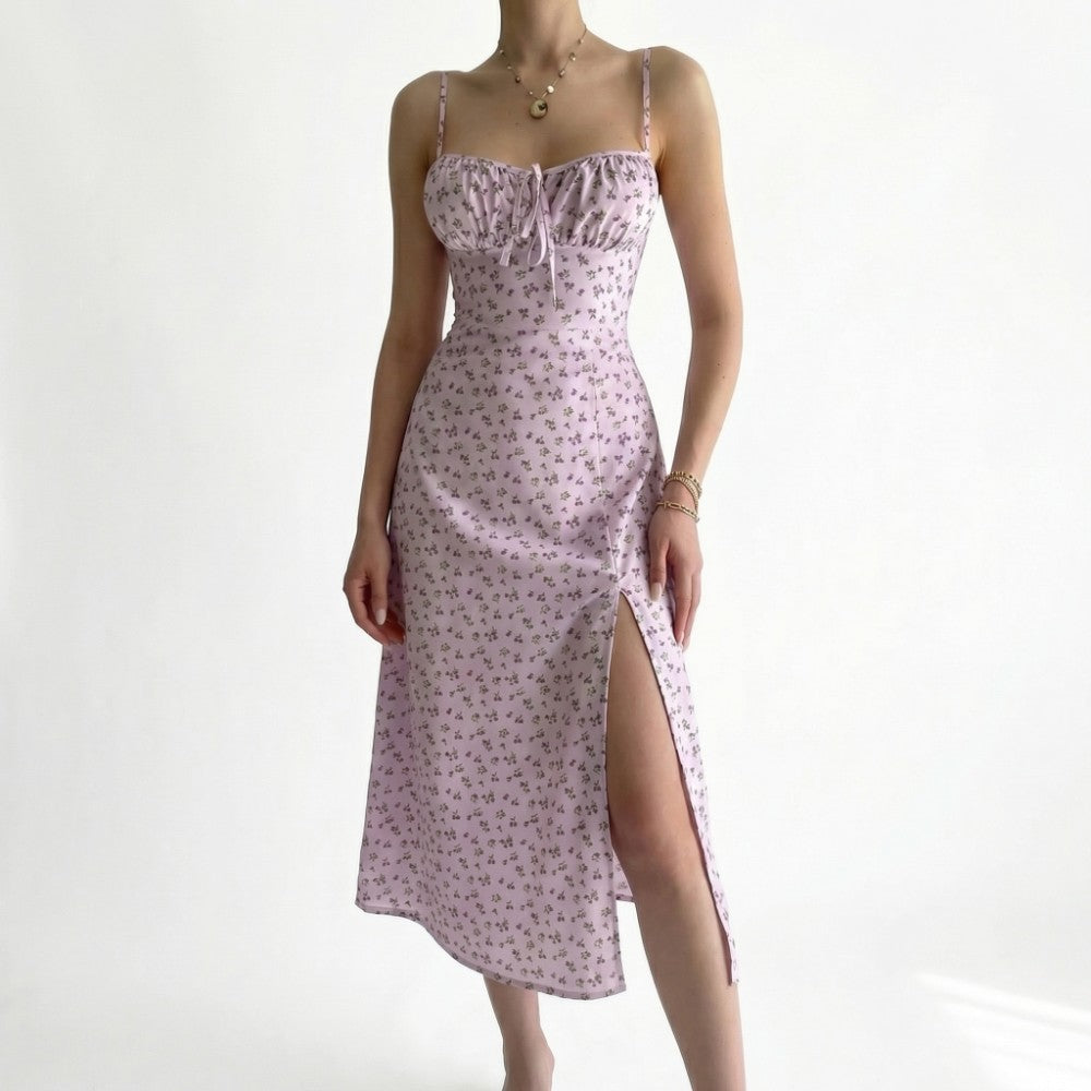 Seraphine Floral Midi Slip Dress