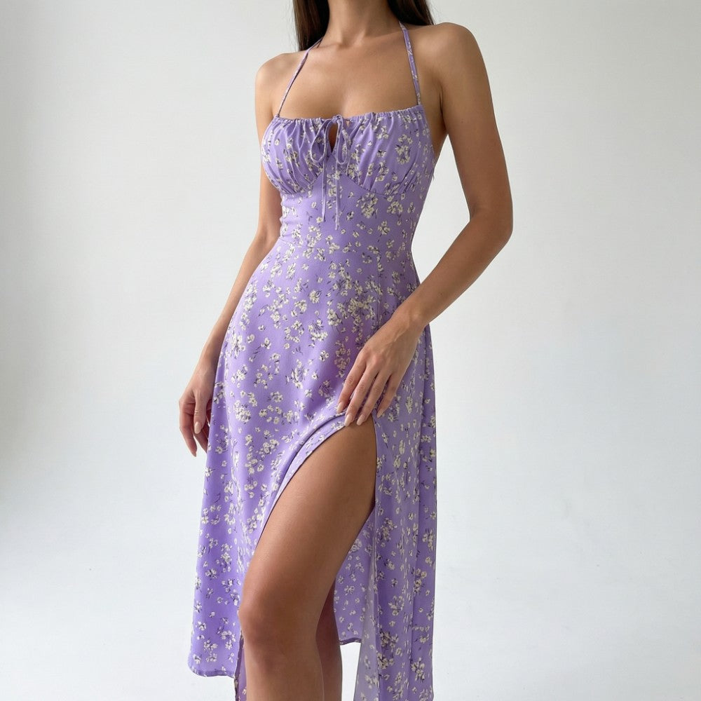 Seraphine Floral Midi Slip Dress