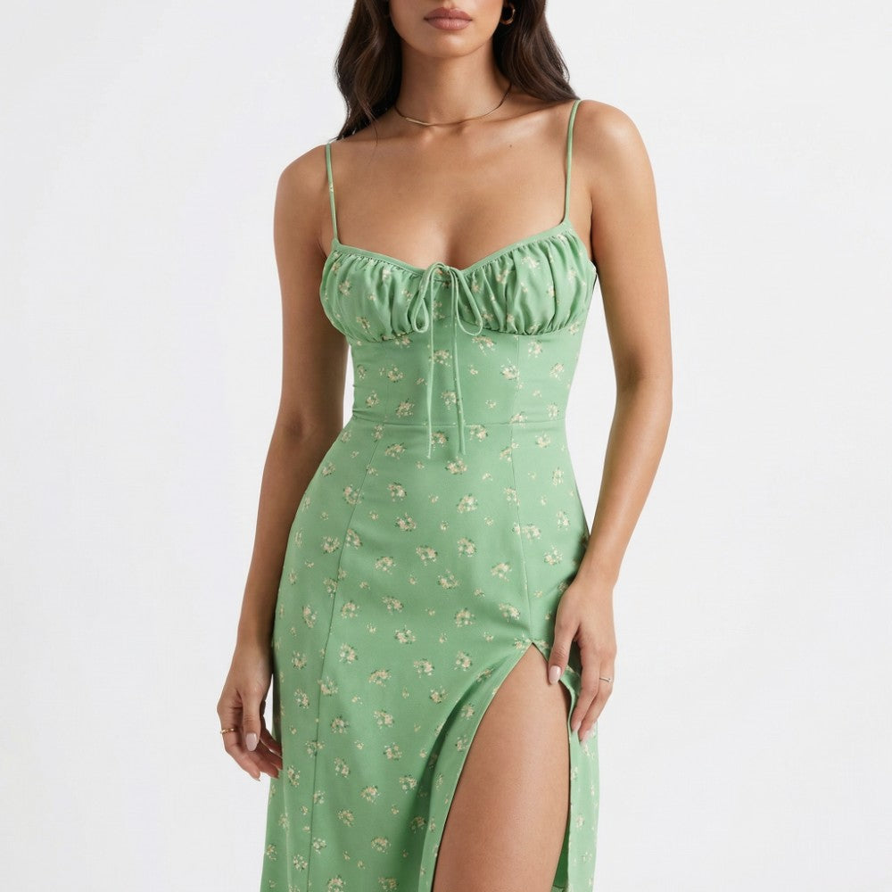 Seraphine Floral Midi Slip Dress