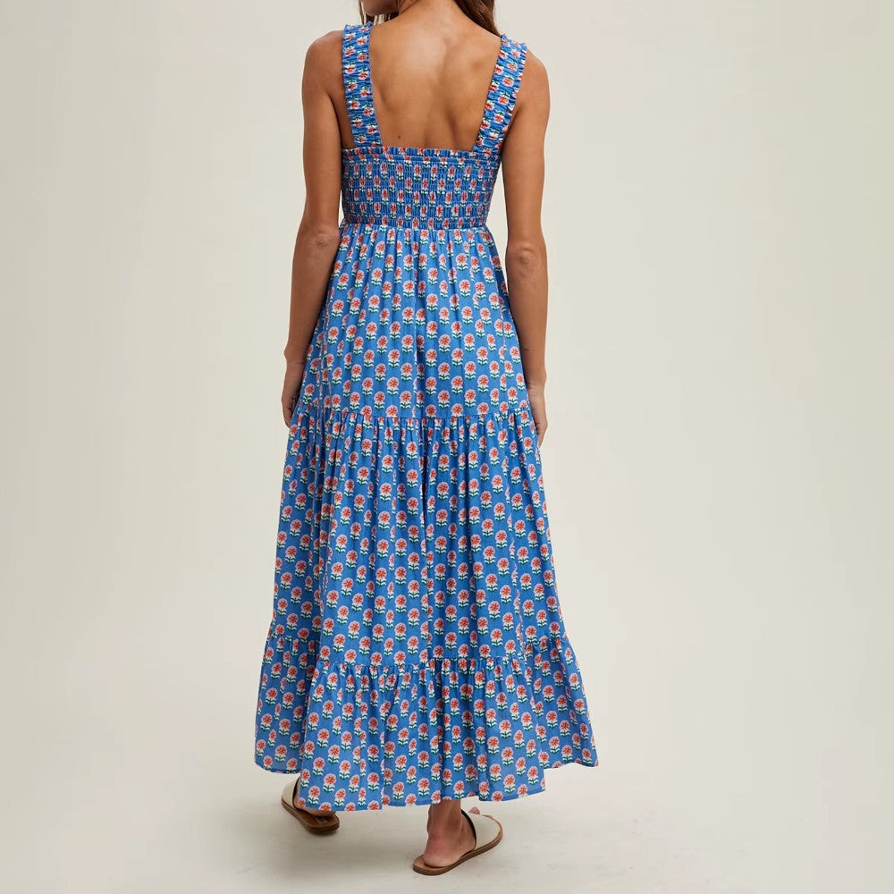 Waverly Smocked Maxi Sundress