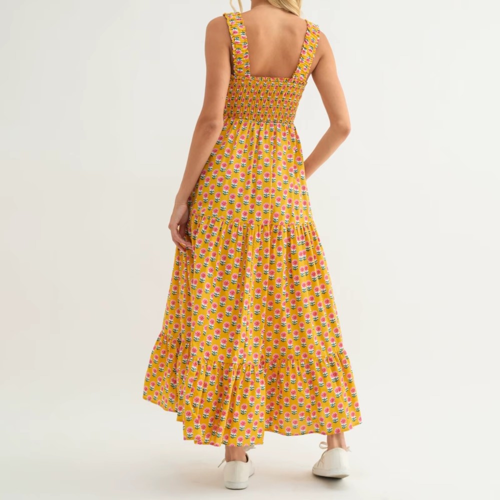 Waverly Smocked Maxi Sundress