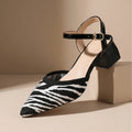 Marcella Knit Slingback Block Heel Pumps