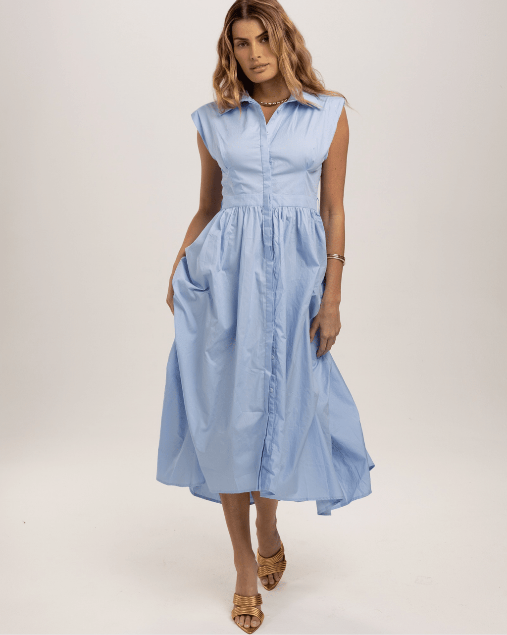 JUSTINE - Blue Dress
