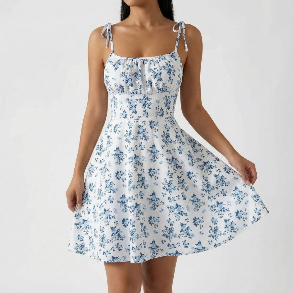 Evelyn Floral Mini Dress